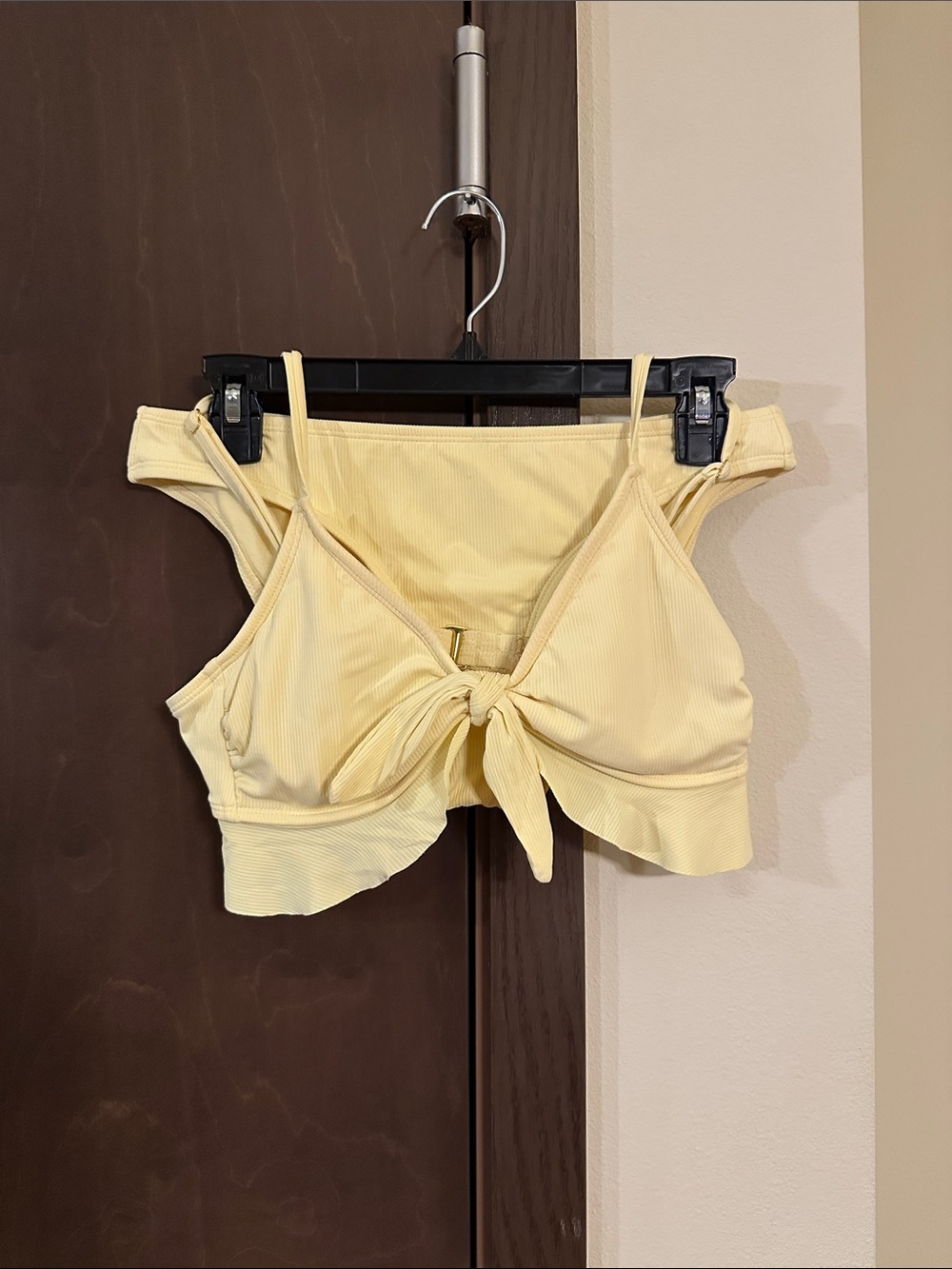 Yellow Tie Front Bikini